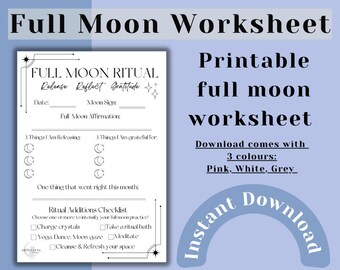 Full Moon Manifestation Ritual - Etsy