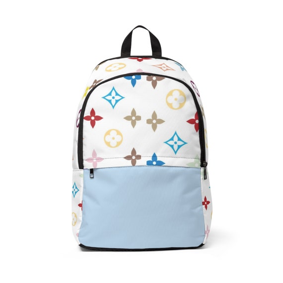 Light Blue Designer Backpack Designer Book Sack School Back Pack for School Moms Travel Bag Full Size Etsy