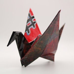 Origami Paper Crane Wall Art for Living Room Origami Shelf Decoration Japanese Art Origami Art Entryway Wall Decor