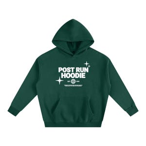 Post Run Hoodie, Funny Running Sweatshirt, Run Club Merch, Runner Apparel, Runner&#39;s Gift, Running Hoodie, Oversize Fleeced Hoodie