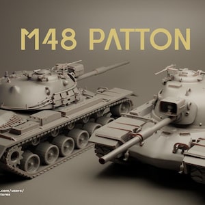 M48 Patton | Vietnam | TurnBase Miniatures | Miniature | Wargaming | 28mm | Modern