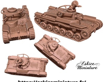 WW2 Japanese Type 97 Chi-ha Tank Set - Etsy