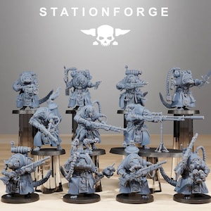 Raticus Grunts - Set of 10 | STATIONFORGE | Miniature | Wargaming | Sci-Fi
