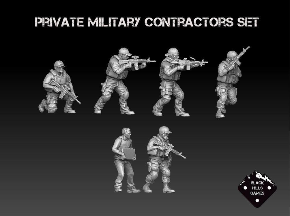 ミリタリー 1/6 PMC PRIVATE MILITARY CONTRACTORS Private Military Contractors (pmc) Set | Black Hills Games