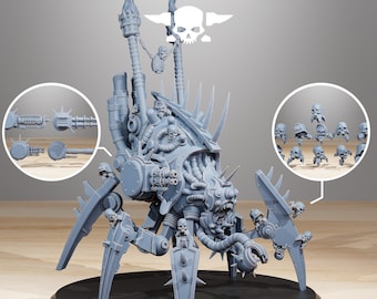 Gerador de Enxame Pythonicus | Stationforge | Miniatura | Jogos de Guerra | Ficção Científica