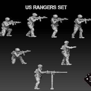 US Rangers | Black Hills Games | Miniature | Wargaming | 28mm
