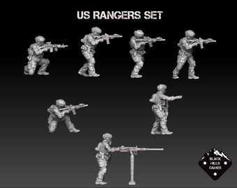 Navy Seals Devgru V2 - 3D Printed Minifigures for Modern Tabletop