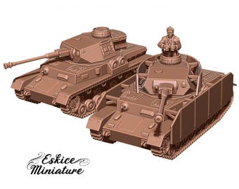 IV号戦車ジオラマ - 第二次世界大戦ミリタリースケールモデル 1/72