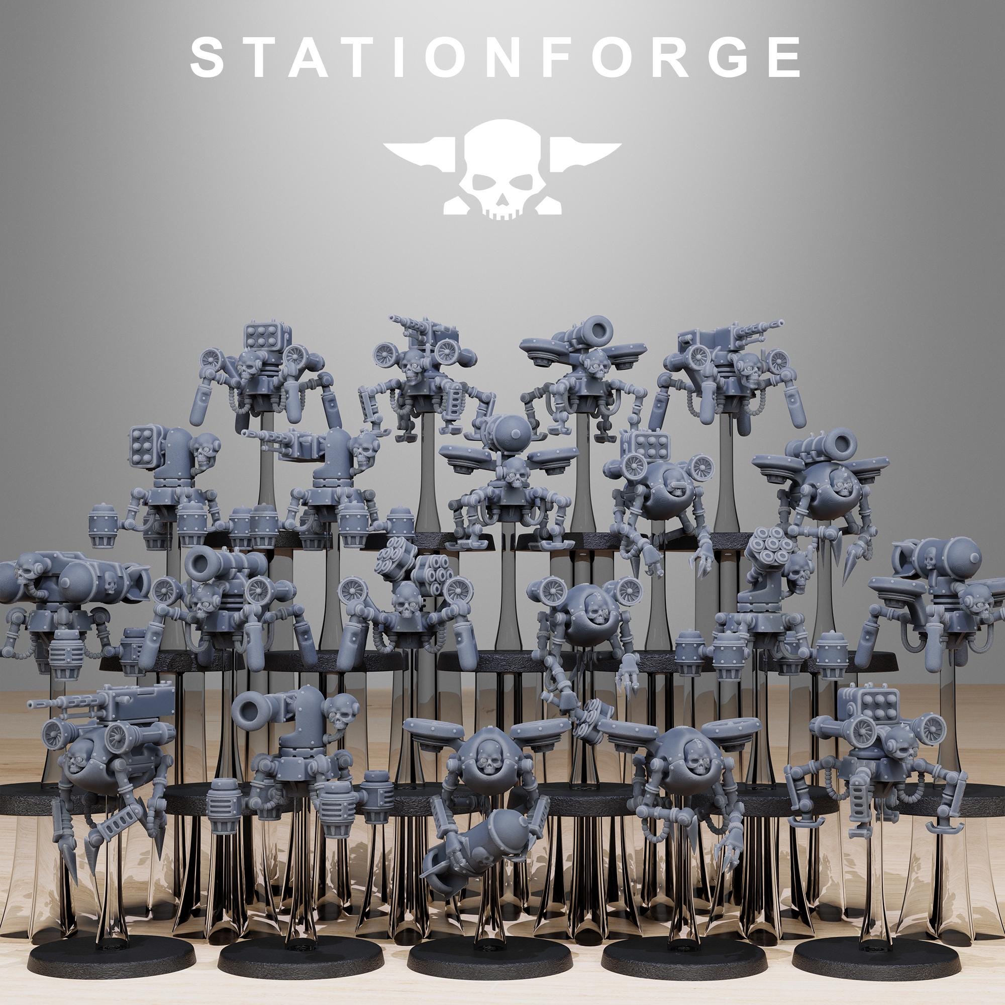 Scavenger Drones - Set of 20 | STATIONFORGE | Miniature | Wargaming | Sci-Fi