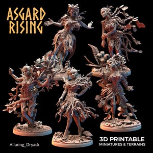 Alluring Dryads | Asgard Rising | Miniature | 32mm