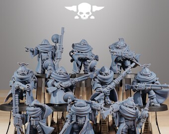 Desguaces avanzados de Scavenger - Set de 10 / Stationforge / Miniatura / Wargaming / Ciencia ficción