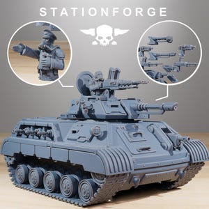 Grimguard Support Tank | Stationforge | Miniature | Wargaming | Sci-Fi