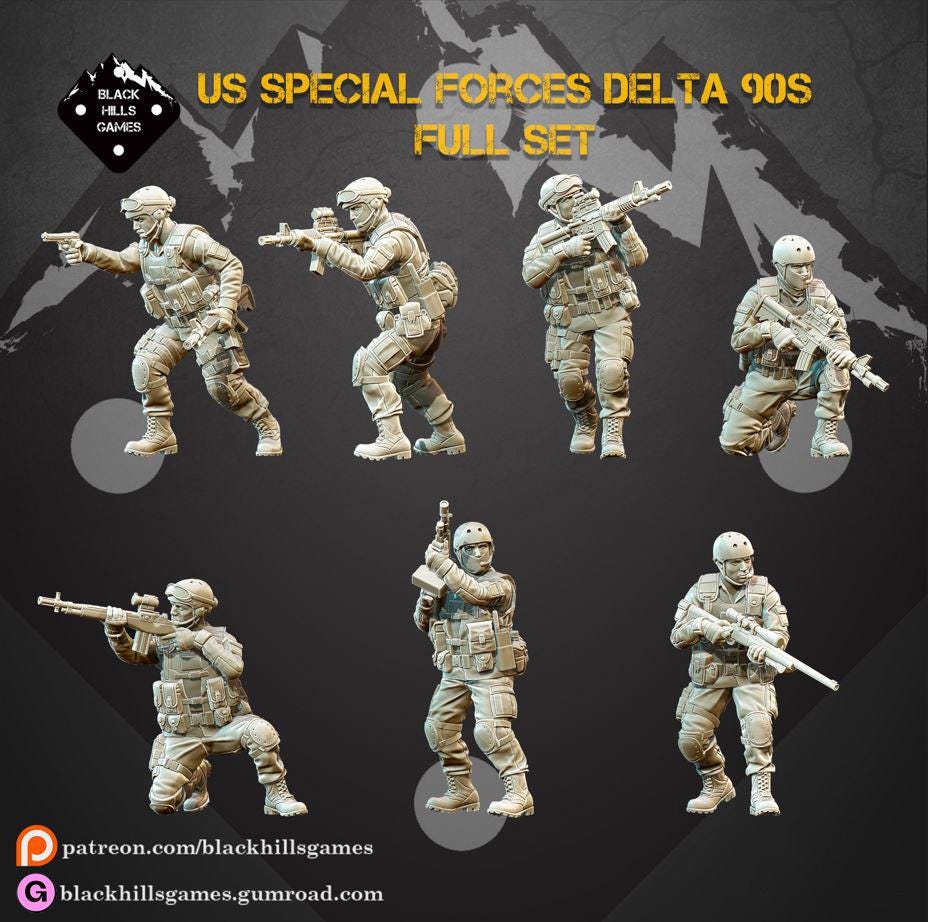 US Delta Force Special Forces | 90's | Black Hills Games