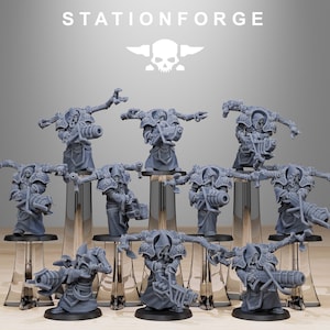 Scavenger Volatiles Infantry - Set of 10 | STATIONFORGE | Miniature | Wargaming | Sci-Fi