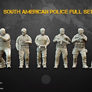 South American Police | Black Hills Games | Miniature | Wargaming | 28mm