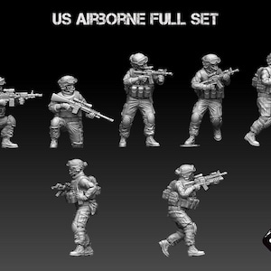Us Airborne Set | Black Hills Games | Wargaming | Modern | 28Mm