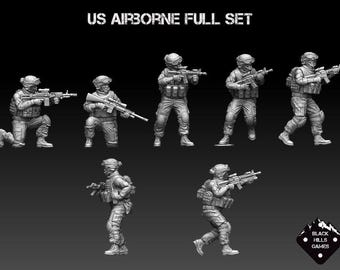 Us Airborne Set | Black Hills Games | Wargaming | Modern | 28Mm