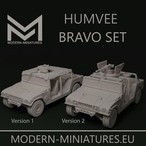 Humvee BRAVO Set | Moderne Miniaturen.eu | Miniatur | Kriegsspiele | 28mm | Modern