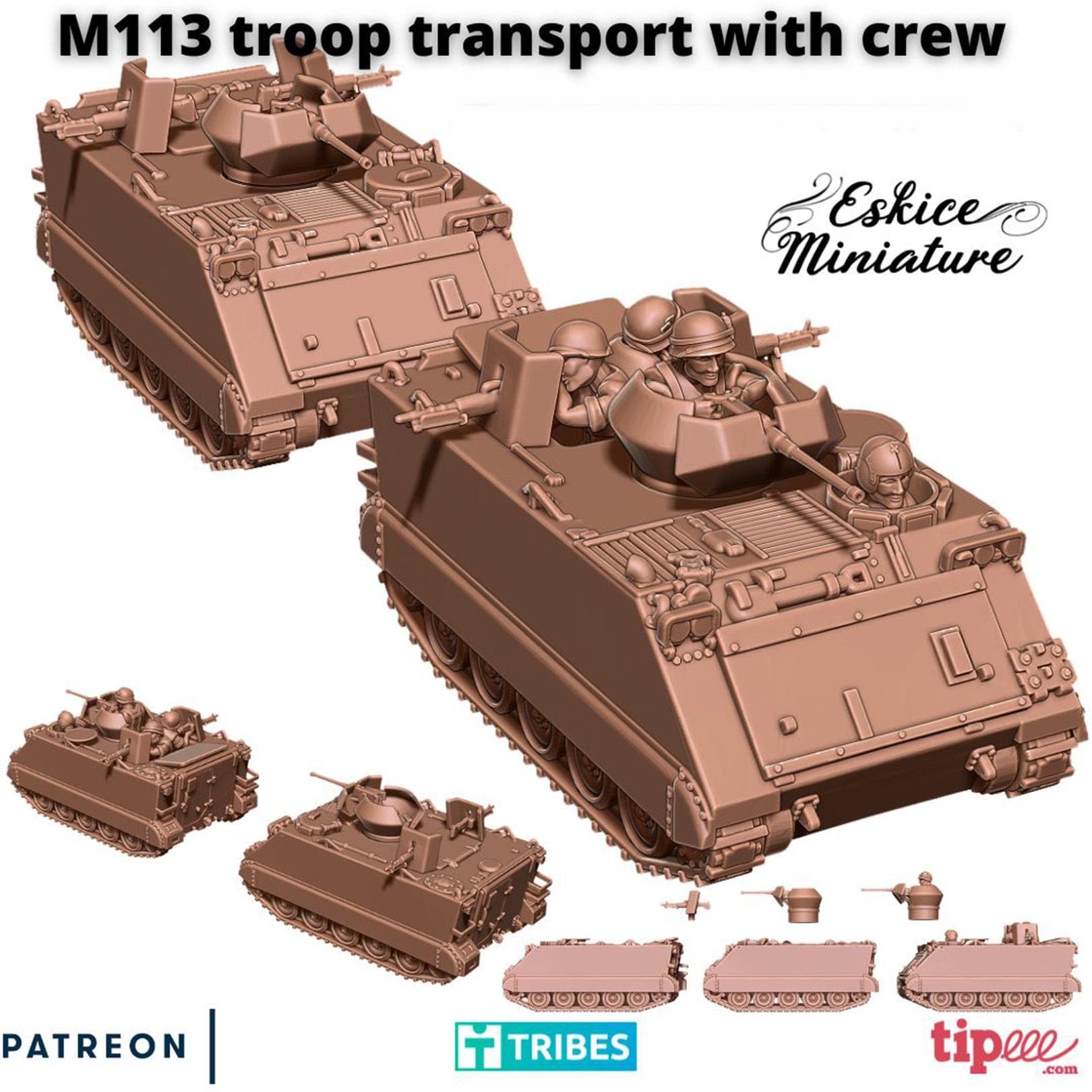 M113 Armored Personnel Carrier - Etsy