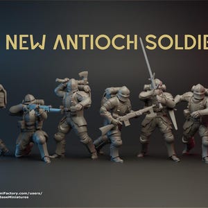 New Antioch Soldiers | TurnBase Miniatures | Miniature | Wargaming | 28mm | Modern
