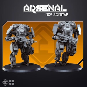 Mcv: Scimitar - Set Of 3 | Skullforge Studios | Arsenal | Miniature | Wargaming | Mechs
