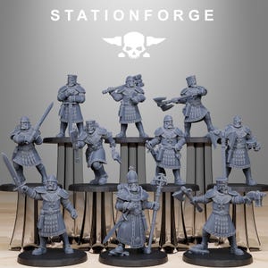 Vodalites Melee Infantry - Set of 10 | STATIONFORGE | Miniature | Wargaming | Sci-Fi