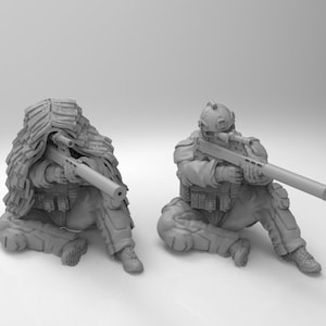 スペツナズ FSB アルファグループ スナイパー 2体セット | Turnbase Miniatures | ミニチュア | Wargaming | 28mm | Wargaming