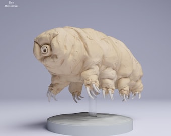 クマムシ（ウォーターベアー） - 未塗装 3D フィギュア - Animal Den