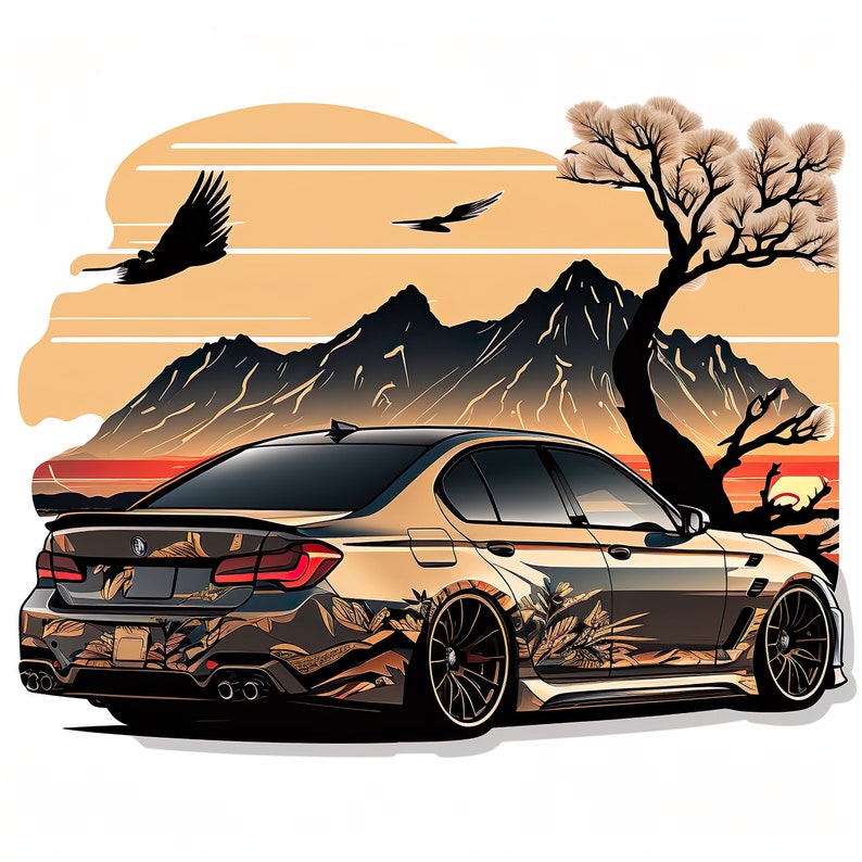 Tuner Car Decals, And Stickers In Vector Format - Foto 9