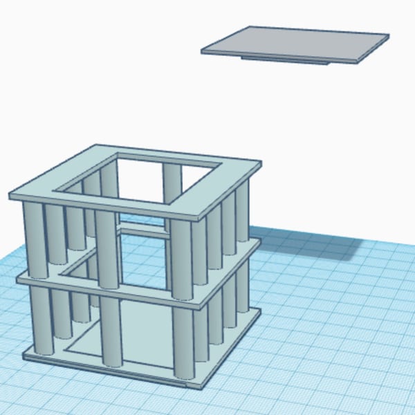 Dice Jail 3D Printer File-STL File-Bad Gaming Dice-D&D-Warhammer-Tabletop Games-3D Print