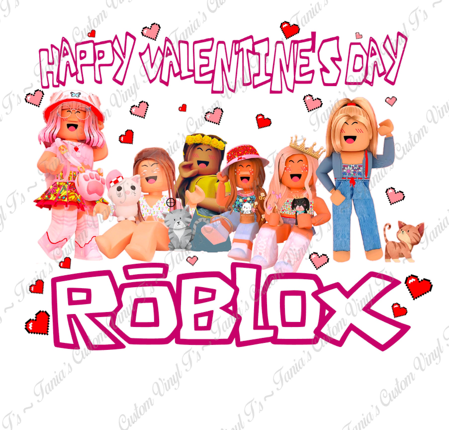 Girl Roblox Valentine's Png, Girl Roblox, Happy Valentine's Roblox, Valentines Day Roblox, Png ...