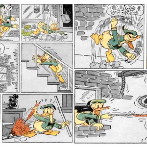 Lorcana Playmat Artwork - Comic Strip #2 (Without Playzones)