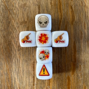 Blood Bowl Block Dice (Set of 3)