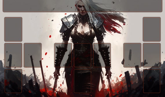 Leave No Witnesses - Flesh and Blood Custom Playmat Artwork (with