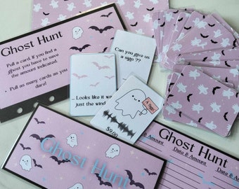 Ghost Hunt, Budget Game, A6 Savings Challenge, Savings Challenge Printable, Card Savings Challenge, A6 Cute Savings, Fits A6, PDF