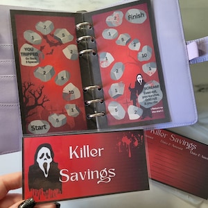 Killer Savings Game, Budget Game, A6 Savings Challenge, Savings Challenge Printable, Board Game, A6 Cute Savings, Fits A6, PDF