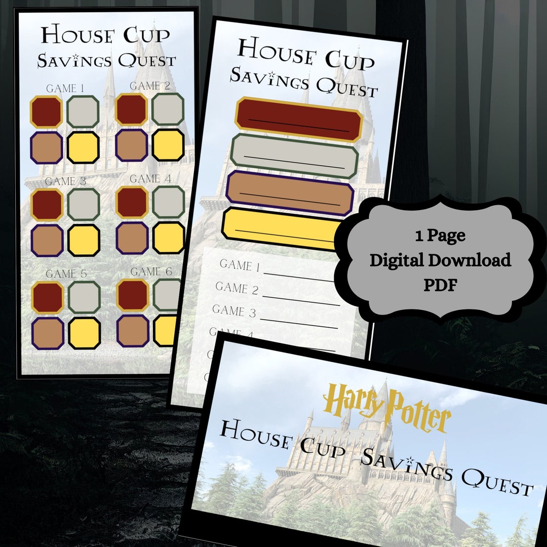 Magical Wizard, Budget Game, A6 Savings Challenge, Savings Challenge ...