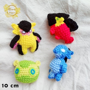 Fanmade Gekko Abilities Valorant Crochet Doll Amigurumi, Gekko Plush, Gekko Plushies, Gekko Crochet Doll, Wingman, Mosh Pit, Thrash, Dizzy