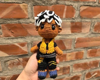 Fanmade Valorant Waylayagents Häkelpuppe Amigurumi, Waylay Charakter Plüschtier, Waylay Plushies, Waylay Charakter Häkelpuppe