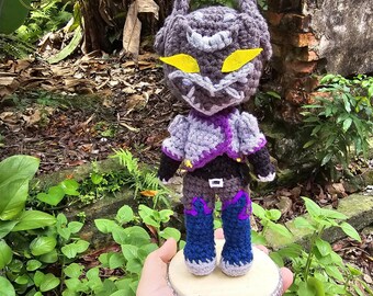 Fanmade Valorant Vyse Makramee Häkelpuppe Amigurumi, Vyse Charakter Plüschtier, Vyse Plüschtier, Vyse Charakter Häkelpuppe