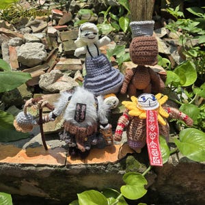 Fanmade Clair Obscur Expedition 33 Characters Crochet Doll Amigurumi, Esquie Plush, Expedition 33 Plushies, Expedition 33 Crochet Doll