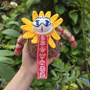 Fanmade Clair Obscur Expedition 33 Esquie Crochet Doll Amigurumi, Esquie Plush, Expedition 33 Plushies, Expedition 33 Crochet Doll, Esquie
