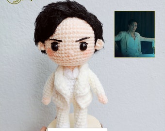 Fanmade Kinnporsche Plushies Doll Amigurumi, Kinnporsche Plush