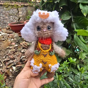 Fanmade Monster Hunter Wilds Palico Crochet Doll Amigurumi, Palico Plush, Palico Plushies, Palico  Crochet Doll, Monster Hunter Doll