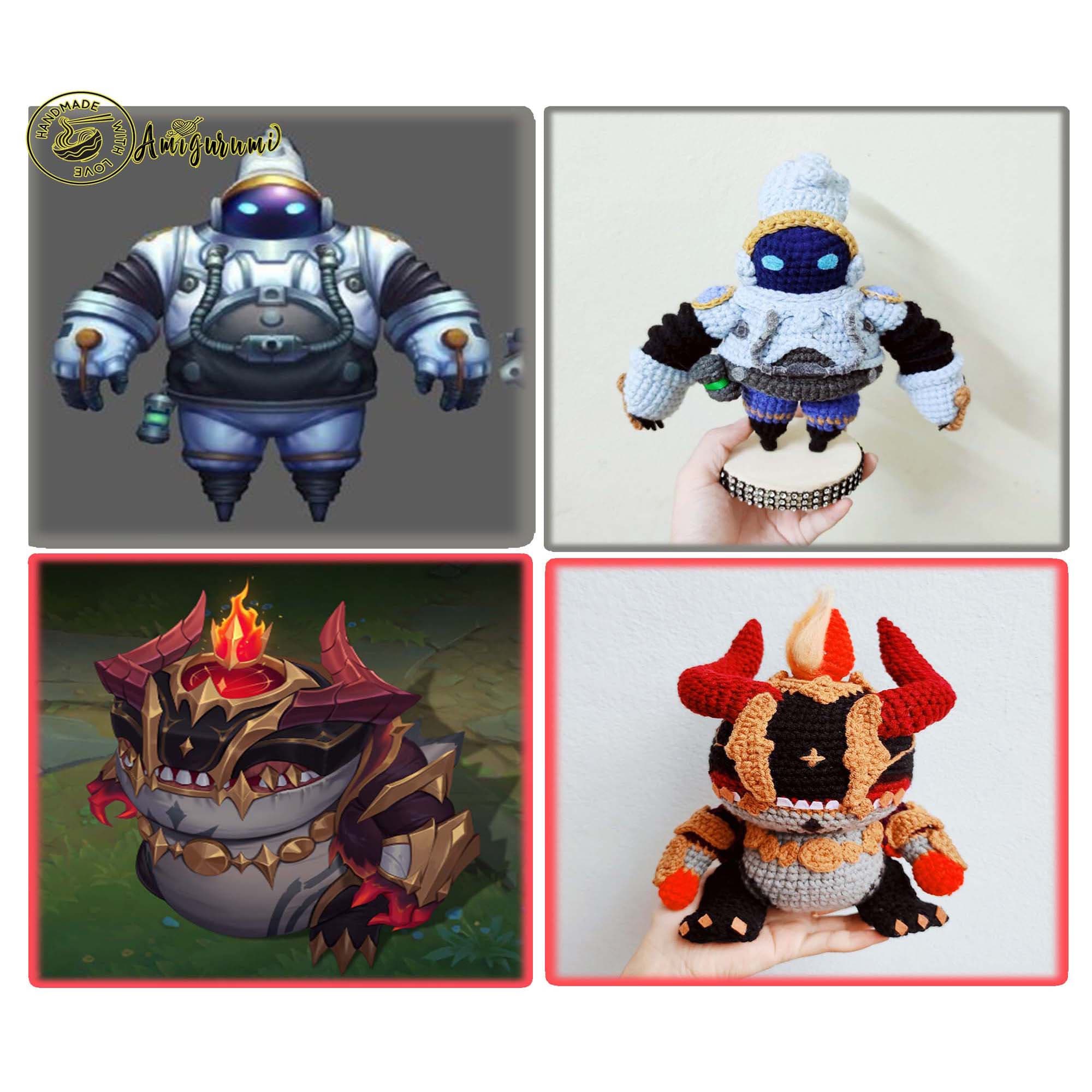 Fanmade Custom Game Characters Plush Commisssion, Custom Game Crochet ...