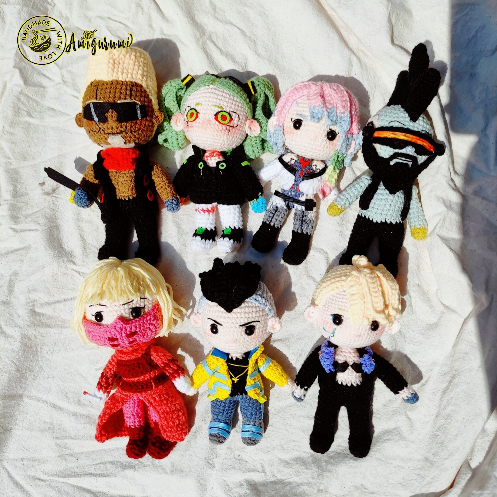 Fanmade Rebecca - Cyberpunk Edgerunners Crochet Doll Amigurumi, Cyberpunk  Plush, Cyberpunk Edgerunners Plushies, Cyberpunk Crochet Doll