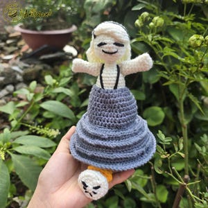 Fanmade Clair Obscur Expedition 33 Franfran François Rock Crochet Doll Amigurumi, Franfran Plush, Expedition 33 Plushies Crochet Doll