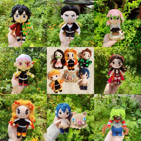 Fanmade Custom Anime Manga Crochet Doll Amigurumi, Anime Plush, Anime Plushies, Anime Crochet Doll, Manga Plushies, Manga Crochet Plush