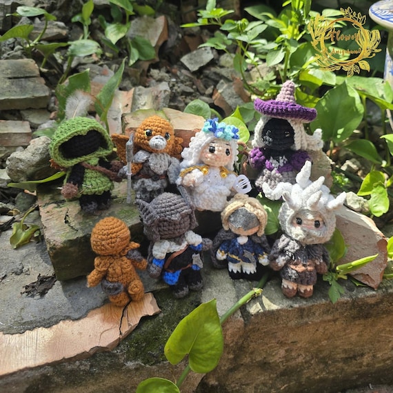 Fanmade Undertaker Elden Ring Nightreign Crochet Doll Amigurumi