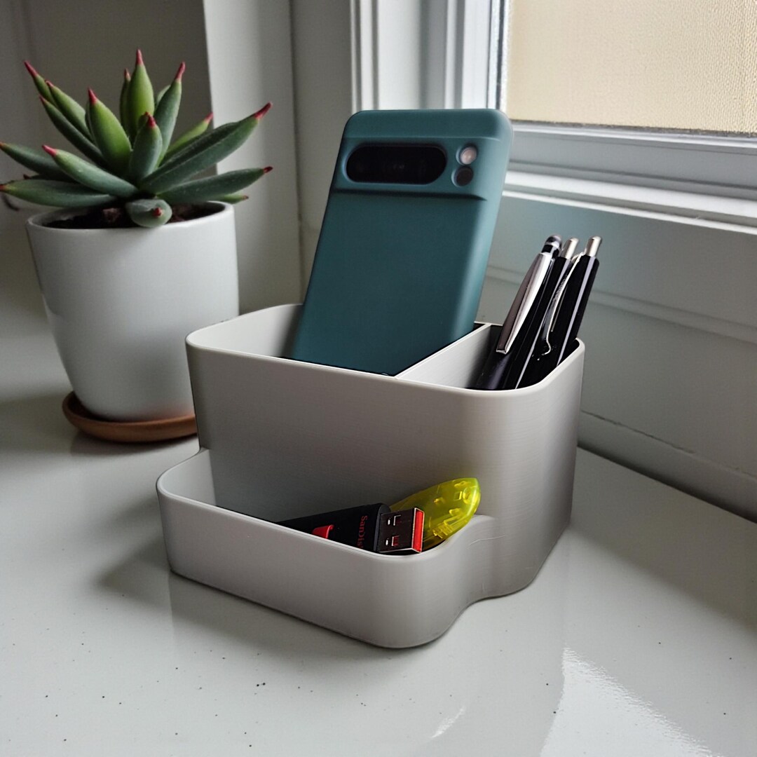 Modern Minimalist Desk Organizer – Multi-compartment Storage Tray - Etsy